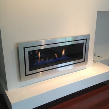 New Construction Liniar Gas Fireplace Vancouver