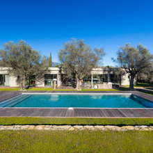 Le Case Houzz: Costruire una Villa Con Piscina Tra gli Ulivi