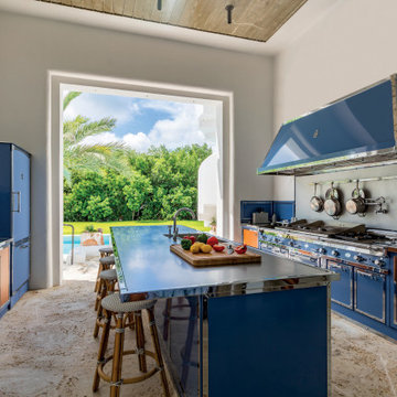 Officine Gullo | Stainless Steel & Polished Chrome Kitchen