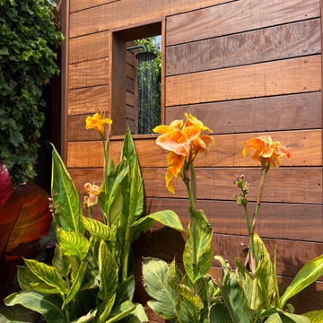 Surfer's backyard retreat