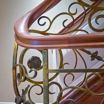 Project #31 | Mahogany & Forged Metal Staircase