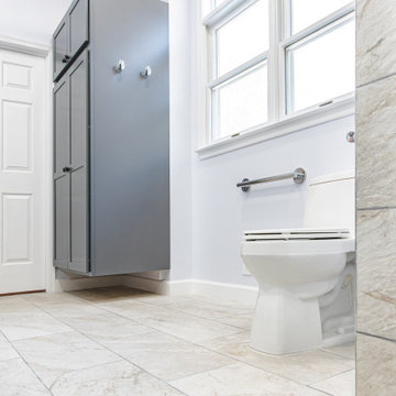Master Bathroom Remodeled With Stand Alone Tub, Standing Shower, Warrenton VA