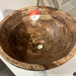 16&rdquo; Stone Travertine sink - Bathroom Sinks