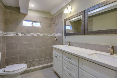 Inspiration for a contemporary bathroom remodel in Seattle