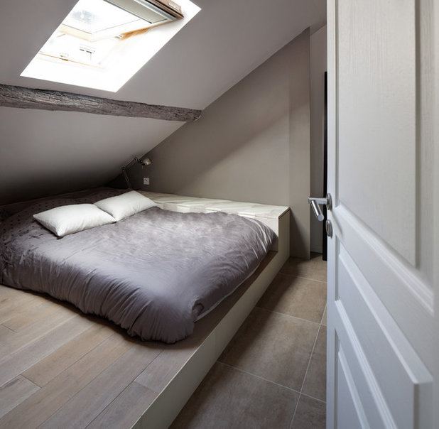 Contemporaneo Camera da Letto by Prisca Pellerin Architecture & Int&eacute;rieur