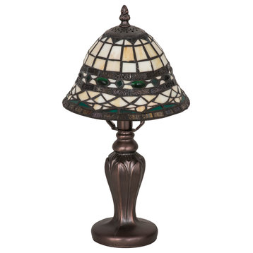 Meyda lighting 27535 15"H Tiffany Roman Mini Lamp