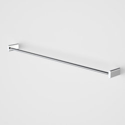 Track Single Towel Rail - 800mm - Towel Rails