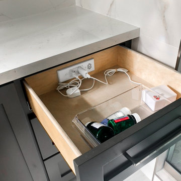 Bathroom Drawer With Outlet