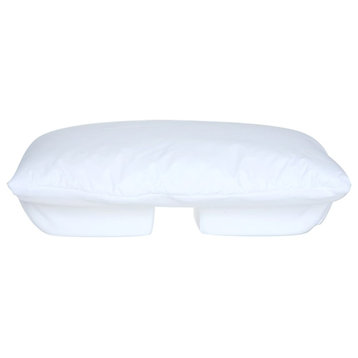 Deluxe Comfort Sleep Better Pillow, Blue, Large - Medium