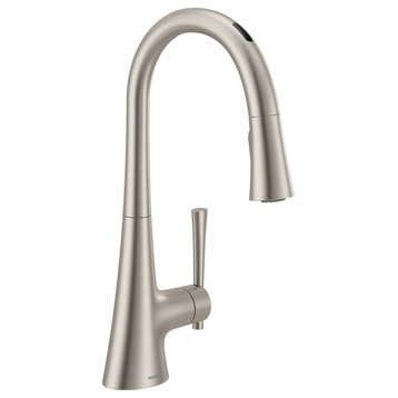 Moen 9126EV Kurv Smart Faucet 1.5 GPM 1 Hole Pull Down Kitchen - Spot Resist