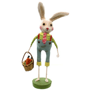 Lori Mitchell BREWSTER WILLIAMS Polyresin Bunny Ears Basket 11002