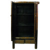 Chinese Solid Wood Carved Bamboo Simulated Cabinet Armoire