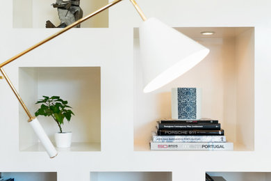 Inspiration for a modern living room remodel in Other