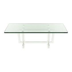 Aldon Acrylic Coffee Table - Coffee Tables
