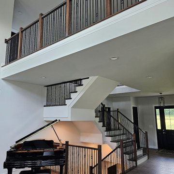 Project #109 | U-Shaped Stairs in Countryside Retreat