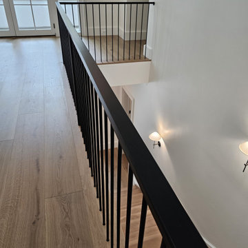 Project #119 | White Oak Staircase with Stacked Bullnose Detail