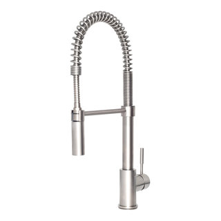 ZLINE Sierra Kitchen Faucet, Brushed Nickel, SRA-KF-BN - Contemporary ...
