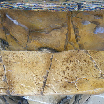 Custom Rock Bar Stool