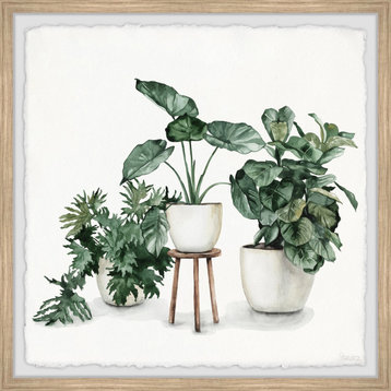 "Indoor Blooming Garden" Framed Painting Print