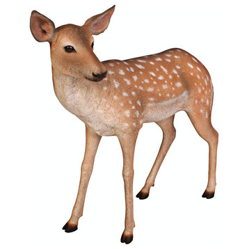 Spotted Deer Forest Fawn Sculpture