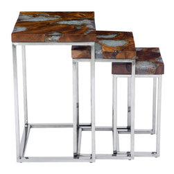 FISSURE NESTING - Side Tables And End Tables