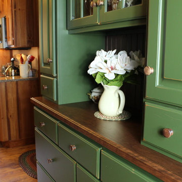 Knotty Pine Kitchen