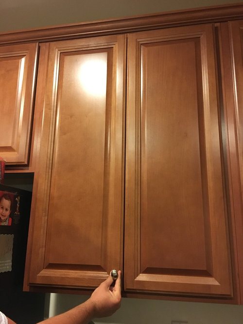 Deciding between 2 kitchen hardware options