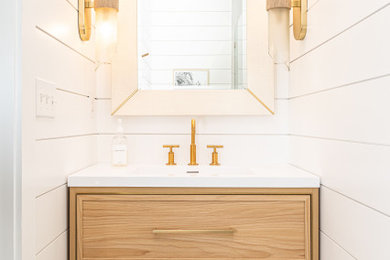Inspiration for a coastal home design remodel in Charleston