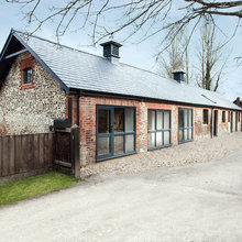 Casas Houzz: De establo a residencia de vacaciones minimal