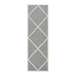 Safavieh - Cambridge Silver/Ivory 2 ft. 6 in. x 12 ft. Runner - Rugs