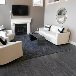 Chic Living Room - Hardwood Flooring