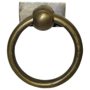 Ring Pull With Small Rectangular Backplate