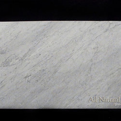 All Natural Stone - Bianco Carrara Marble Slab - Kitchen Countertops