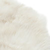 Safavieh Sheep Skin Shs211A Solid Color Rug, White, 5'0" X 8'0"