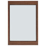 Lexington - Daphne Mirror - Simply elegant, the contrasting dark umber frame pairs well with the dresser or above the buffet or accent pieces. This mirror may be hung vertically or horizontally.
