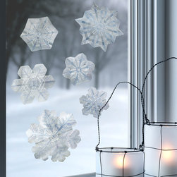 Sapphire Snowflakes - Window Film