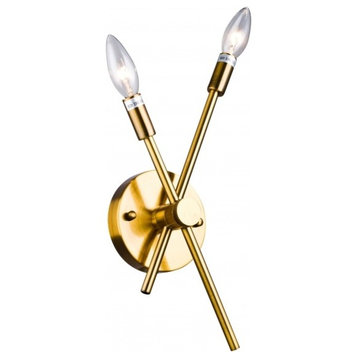 Pipe Wall Sconce, Gold