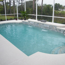 Geometric Pool with Waterfall Indoor - Products