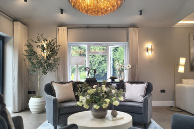 Modern living room in Surrey.