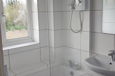Photo of a small modern bathroom in West Midlands.