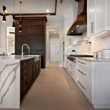 Warm Tone Inspired Transitional Kitchen