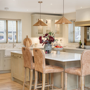 Charming Country In-Frame Beaded Shaker Kitchen