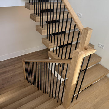 Project #139 | Four Story Modern Floating Staircase