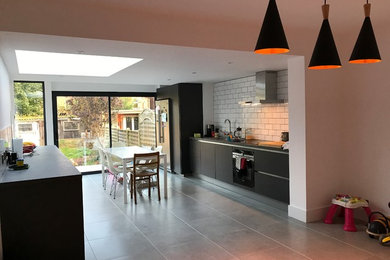 Modern Side Return Extension to Terrace