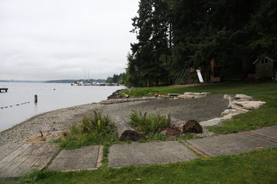 This is an example of a coastal landscaping in Seattle.