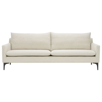 Anders Sand Fabric Triple Seat Sofa, HGSC494