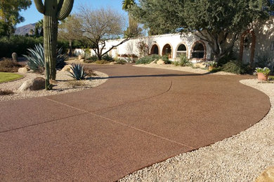 Inspiration for a modern exterior home remodel in Phoenix