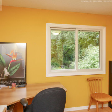 New Sliding Window in Lovely Home Office - Renewal by Andersen Greater Toronto,