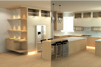 Maple Ridge Modern Kitchen & Tea Sitting Room