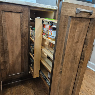 Transitional Kitchen Remodel Done With New Two-Tone Colored Cabinets